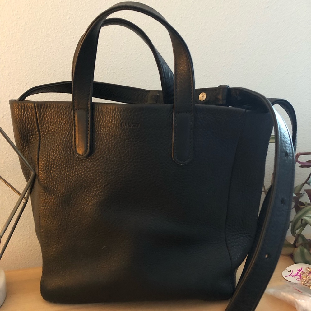 Baggu cross body leather bag
